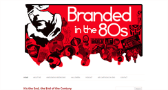 Desktop Screenshot of brandedinthe80s.com